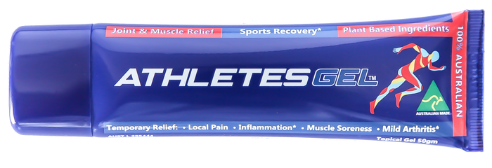 Athletes Gel 50g - Natural Topical Arthritis, Pain & Sports Gel- free post